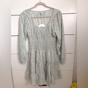 NWT Princess Polly Green Floral Dress Size 6